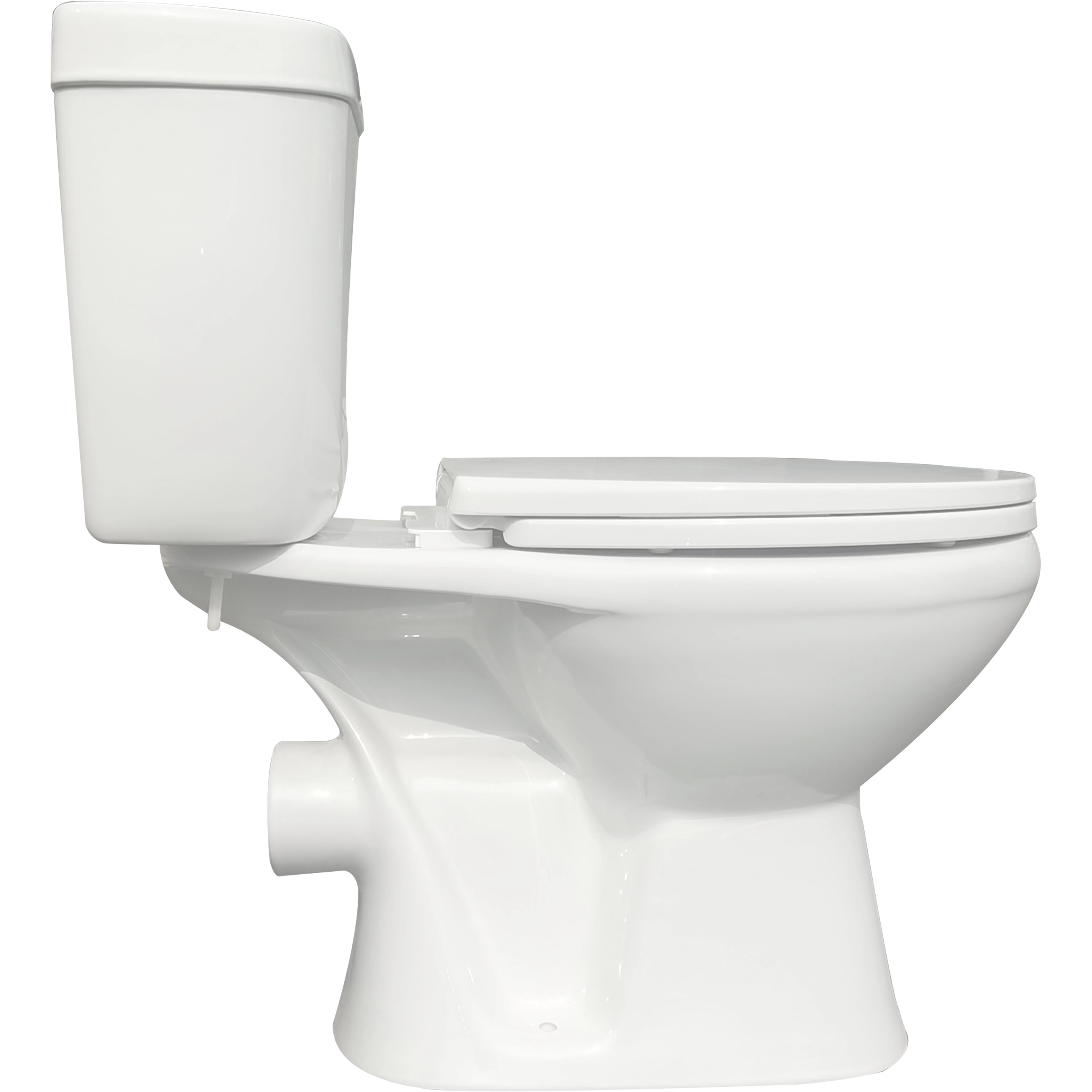 baliv Stand-WC Kombination Abgang waagerecht inkl. WC-Sitz und Spülkasten