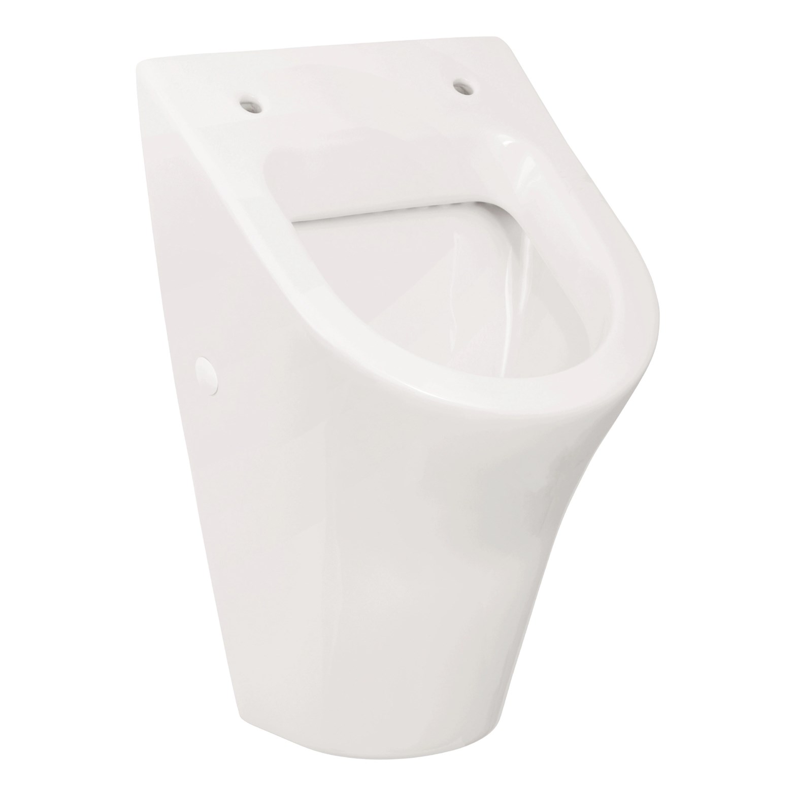 AquaSu Ridaro Urinal-Set in weiß mit Deckel